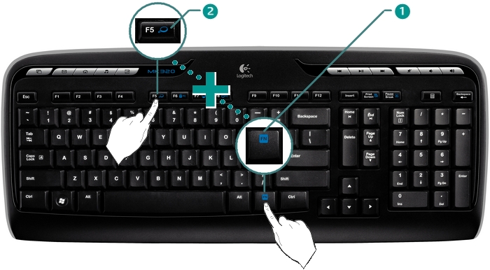 command key logitech keyboard